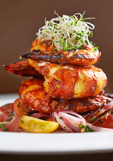 TANDOORI PRAWN SALAD